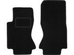 Wielganizator Tappetini Auto Velours Anteriori Adatto Per Jaguar S-Type X204 (2002-2008, Berlina) Neri, Set 2 Pz, Con Fissaggi
