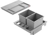 Cestino Hailo 3620801 Separato-K 600 Inserto 2X 20 Litri Grigio Chiaro