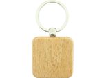 Combicraft Portachiavi In ​​Legno Grezzo Quadrato 40X40Mm - Confezione Da 10 Pezzi