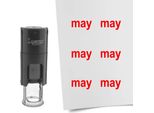 Timbro Combicraft Mese Maggio Inchiostro Rosso Rotondo Da 10 Mm - Per 1 Pezzo