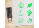 Set Di Timbri Combicraft Verde Autunno Con 6 Timbri