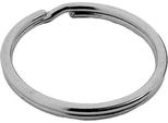 Portachiavi Combicraft Color Argento 38 Mm - Per 100 Pezzi