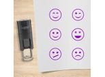 Set Di Timbri Combicraft Smiley Viola Con 6 Timbri