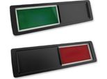 Cartello Scorrevole Combicraft Con "Verde-Rosso"" In Nero 178 X 50 Mm - Per 1 Pezzo"