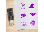 Set Di Timbri Combicraft Halloween Viola Con 6 Timbri