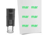 Timbro Combicraft Mese Marzo Inchiostro Verde Rotondo Da 10 Mm - Per 1 Pezzo