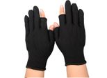 Inf 12 Paia Di Guanti Da Lavoro Per Touch Screen, Guanti Antiscivolo In Nylon Traspirante Nero