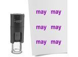 Timbro Combicraft Mese Maggio Inchiostro Viola Rotondo Da 10 Mm - Per 1 Pezzo