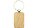 Combicraft Portachiavi In ​​Legno Grezzo Piccolo Rettangolo 44X30Mm - Per 1 Pezzo