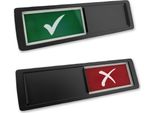 Insegna Scorrevole Combicraft Con "Vink-Kruisje"" In Nero 178 X 50 Mm - Set Da 5"