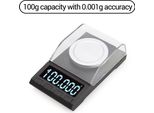 Scala Digitale Portatile Oro Gioielli Scala Polvere Mini Scala Elettronica Tascabile Scala Professionale Digitale Milligrammi Alta Precisione 100G * 0.001G DH-8068