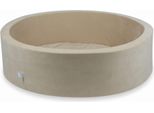 Piscina Asciutta 110X30Cm Velvet Soft Beige Senza Palline
