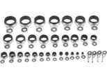 Kit Di Guide Per Canna Da Surf Telescopica, Anello Di Punta Delle Guide Della Canna Da Pesca, Kit Di Riparazione Della Canna Da Pesca, Anello Di Guida Della Canna Da Pesca In Acciaio Inossidabile, Anello Di Ceramica Della Guida Della Canna Da Pesca, Anello Di Linea Della Zattera Dell'anello Degli Occhi Della Canna Da Pesca