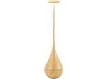 Zafferano Dondolina - Lampada Da Tavolo Led Ricaricabile IP65, Senza Fili, Dimmer Touch - Design Italiano Colore Oro