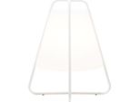 Lampada Led Teepee Zafferano Ricaricabile - Touch, Da Interno Ed Esterno IP65, Design Moderno Senza Fili Bianca