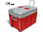 Briebe CF1155RED Frigorifero Elettrico Portatile, 40 Litri, 12V Per Auto E 220V Rosso