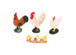 Pollo Della Fattoria, Statua Giocattolo Di Pollo Della Fattoria, Statuette Realistiche Di Pollo, Statuette Di Animali Della Fattoria, Modello Di Gallina, Modello Di Pollo, Regalo Di Natale