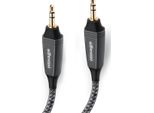 Himage HIAJACK35M15MMG Cavo Audio 1,5 M 3,5 Mm Nero, Grigio
