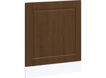 Vidaxl Coperchio Per Lavastoviglie Porto Brown Effetto Rovere 60X1,5X67 Cm