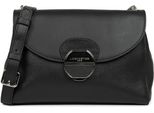 Pia Lancaster 547-60 Borsa Trotter Nera Con Patta E Fibbia