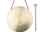 22 Cm Mano Gong Cembalo Ottone Rame Cappella Opera Strumenti A Percussione Con Mazzuolo Rotondo