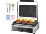 Macchina Per Panini Professionale - Piastra 34X23Cm - Macchina Per Panini Commerciale - Griglia Per Panini Ad Alte Prestazioni
