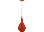 Zafferano Dondolina - Lampada Da Tavolo Led Ricaricabile IP65, Senza Fili, Dimmer Touch - Design Italiano Colore Rosso