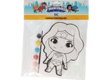 Tela Da Dipingere Dc Comics - Wonder Woman - Incl. Pennello E 6 Colori Di Vernice
