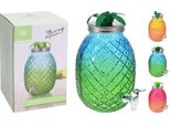 Distributore Di Bevande In Vetro 4,5 L Viola/Arancio