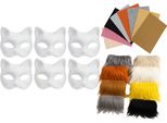 Maaleo 26570 Set Di Maschere Creative Per Gatti Con Accessori 6 Pz