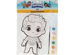 Tela Da Dipingere Dc Comics - Aquaman - Incl. Pennello E 6 Colori Di Vernice