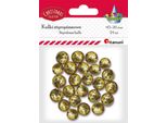 Palline Di Polistirolo Glitterate, Oro 1,5-2 Cm Titanum