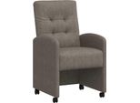 Vidaxl Sedie Da Pranzo 2 Pezzi Grigio 57 X 67 X 98 Cm Similcuoio