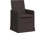 Vidaxl Sedie Da Pranzo 2 Pezzi Grigio Scuro 57 X 67 X 95 Cm Lino