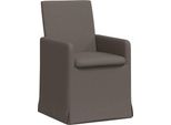 Vidaxl Sedie Da Pranzo 2 Pezzi Grigio Chiaro 57 X 67 X 95 Cm Lino