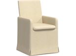Vidaxl Sedie Da Pranzo 2 Pezzi Crema 57 X 67 X 95 Cm Tessuto