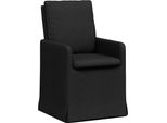 Vidaxl Sedie Da Pranzo 2 Pezzi Nero 57 X 67 X 98 Cm Tessuto