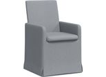 Vidaxl Sedie Da Pranzo 2 Pezzi Grigio Chiaro 57 X 67 X 95 Cm Tessuto