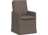 Vidaxl Sedie Da Pranzo 2 Pezzi Grigio Chiaro 57 X 67 X 98 Cm Lino