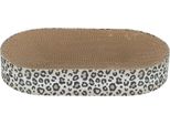 Graffiatoio Per Gatti Trixie Leo In Cartone Color Crema 63 X 10 X 35 Cm