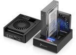 Docking Station Per Ssd Hdd Sata 2,5" 3,5"" Nvme M.2 Usb Clone Enclosure"