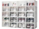 Scatole Portaoggetti, Set Da 20 Pezzi, Design Impilabile E Pieghevole, 20 Pezzi