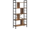 Vidaxl Libreria In Legno Vecchio 75 X 30 X 156 Cm Materiale A Base Di Legno