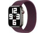 Apple Solo Loop Intrecciato Per Watch | 44/45/46/49 Mm - Taglia 10 - Ciliegia Scura