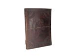 Roogu Herbarium Xxl * Libro In Pelle Quaderno Quaderno Degli Schizzi Libro Degli Ospiti Più Di A4 Vintage India Fatto A Mano