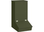 Mangiatoia Per Maiali Vidaxl Verde Oliva 55 X 38 X 76 Cm