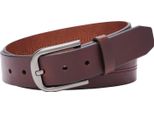 Fossil Pelle Cintura Samson Belt W85 Brown Marrone Scuro
