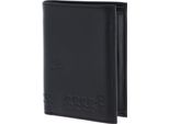 Oxmox Pelle Portafoglio Leather Rfid Protect KombiböRse Jumping Jack 2.0 Embossed Black Nero