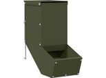 Vidaxl Mangiatoia Per Conigli Verde Oliva 12,5 X 26 X 28,5 Cm