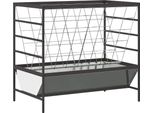 Vidaxl Distributore Di Mangime Per Bestiame Argento 100 X 60 X 90 Cm Acciaio Zincato